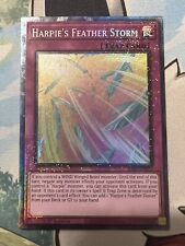 Yugioh Harpie’s Feather Storm Prismatic Collectors Rare RA01–EN073 NM