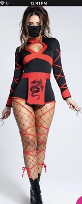 NUEVO Disfraz Dragón Ninja Para Mujer Talla Pequeña Halloween Juegos con disfraces al por menor $60 Foto 1 de 2