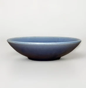 Gläser France Tourron Bleu Blue Chardon Suppenschüssel 19 cm 7,75 in Neu - Bild 1 von 8