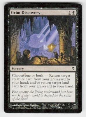 Zendikar #91 Grim Discovery Non-Foil - Image 1 of 2