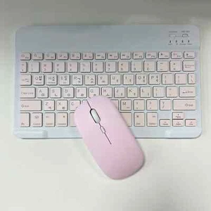 Korean Language UltraThin Bluetooth Keyboard&Mouse Set Rechargeable Multi-Device - Picture 1 of 14