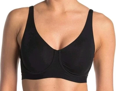 NWOT Natori 7543241 Recharge Racerback Underwire Sports Bra, Black, Size 38D. - Image 1 of 4