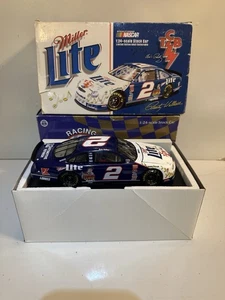 1998 Rusty Wallace Miller Elvis TCB 1/24 Action Diecast dual Autographed Penske - Picture 1 of 16