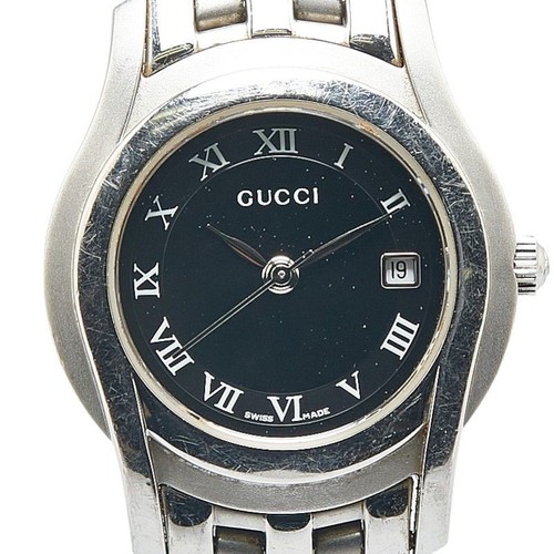 Orologio Gucci Classe G 5500L Acciaio Inox Quadrante Nero Quarzo 27mm