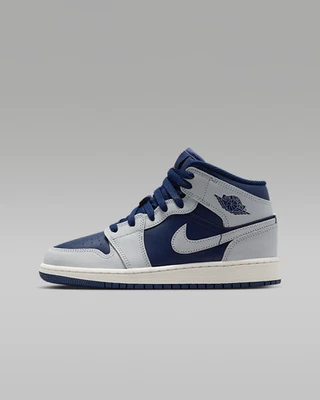 Zapatos para adolescentes Nike Air Jordan 1 Mid Blue Void DQ8423-403 Foto 1 de 4