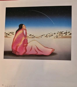 R.C.Gorman"NIGHT" Native American'-Navajo Southwest Art Print-11x9.5 - Picture 1 of 2