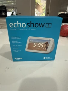 Amazon Echo Show 5 (3a Generazione) Smart Display Bianco - Alexa - Sigillato Nuovo - Foto 1 di 6