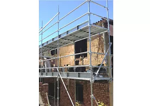 Quick Stage Scaffolding WorkSafe Reg. Galvanised 6.5m Reach Height Scaffold - Picture 1 of 4