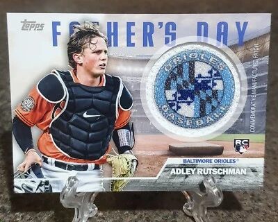 2023 Topps Series 2  FD-AR Adley Rutschman Father’s Day Patch RC Orioles - Image 1 of 2
