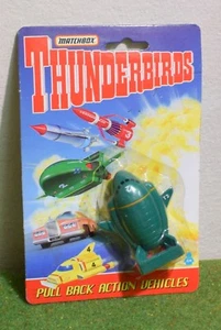 MATCHBOX THUNDERBIRDS THUNDERBIRD 2 VEHÍCULOS DE ACCIÓN PULL BACK - Imagen 1 de 1