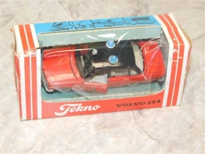 Vintage Tekno Volvo 144 Police Car Diecast Toy - 1:43 Scale IN BOX - Picture 1 of 7