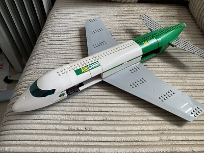 LEGO White Green Air Cargo Plane 60022 - Plane Only Good Condition Rare - Image 1 of 3