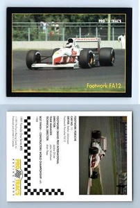 Footwork FA12 #25 Formula 1 Pro Trac's 1991 Premier Racing Card - Picture 1 of 1