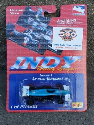 Maisto 1998 Eddie Cheever Jr Indy 500 Winner Car 1:64 Scale Diecast Model F1 - Image 1 of 4