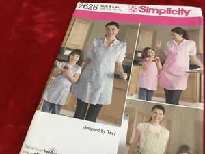 Mother Daughter Apron Pattern Farm Retro Styles UNCUT Simplicity 2626 Sz S M L - Picture 1 of 4