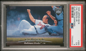 PSA 5 CAL RIPKEN JR 1995 Upper Deck Electric Diamond #365 Baltimore Orioles EX