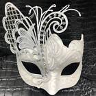 White Small Dream Butterfly Mardi Gras Halloween Ball Prom Masquerade Mask