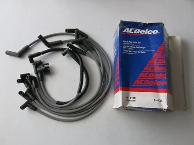 Juego de cables de bujía ACDelco 16818B 12487276 para Ford Lincoln Mercury '84-'93 Foto 1 de 2