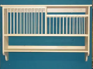 Kitchen Window Plate Rack shelf wood dish cabinet FOR LENOX FIESTA WARE - Picture 1 of 3