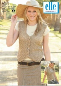 Elle - Crochet Waistcoat Crochet Pattern 6793 - Picture 1 of 3