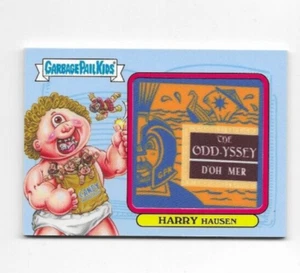 2022 Garbage Pail Kids Book Worms patch card 4b Harry Hausen RED parallel 46/75 - Picture 1 of 1