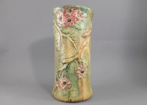 Weller Woodcraft Vase 10" American Art Pottery - Picture 1 of 8