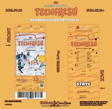STAYC 1st World Tour 'TEENFRESH' OT6  - Custom K-Pop Concert Tickets