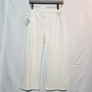 NWT I Shop Bamboo Womens Beige Legging Elastic Waist Straight Leg Stretch Medium - Foto 1 di 6