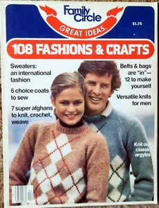 FAMILY CIRCLE GREAT IDEAS 108 Fashions and Crafts - Vintage July 1979 - Imagen 1 de 2