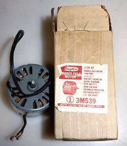 Vintage Dayton 3M539 1/70 HP Motor  115v [New - Open Box]