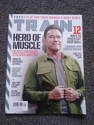 Train Bodybuilding Magazine Arnold Schwarzenegger Cover December 2019 UK Edition - Image 1 of 4