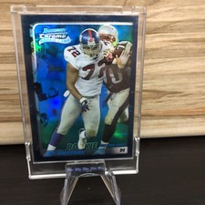 Osi Umenyiora 2003 Bowman Chrome BLUE Refractor Rookie Card #158 SSP Giants