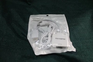 VicTsing HDMI to VGA Adapter 1080P with Micro USB and Audio Port VTPC088AW - Picture 1 of 9