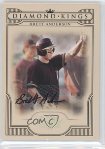 2008 Donruss Threads Diamond Kings Signatures /315 Brett Anderson #DK-15 Auto