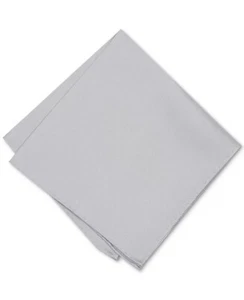 Alfani SILVER Men's Solid Pocket Square, US One Size - Picture 1 of 1