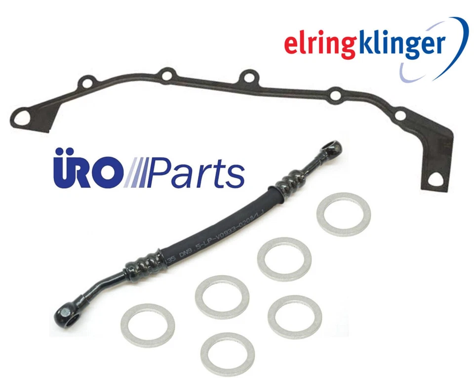 Vanos Oil Line Hose & Gasket w/ Seal Ring URO for BMW 325Ci 330i Z3 X5 X3 - Image 1 of 3