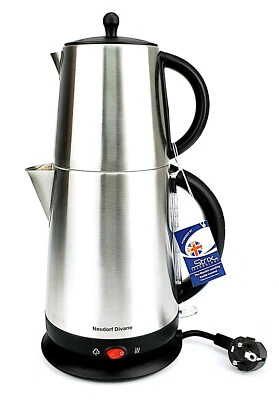 NEUDORF Teemaschine Semaver Cayci 'DIVANE'/ 2200W/ rostfr. Edelstahl/ 1L & 1,7L