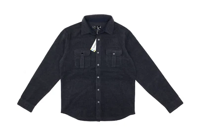 Smartwool V3804 Mens Charcoal Anchor Line Shirt Jacket Size L - Image 1 of 4