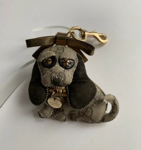 Gucci Guccioli Bag Charm Key Ring Beagle Dog Sam No Box monogram - Picture 1 of 9