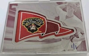 2015 Topps Pro Debut Tyler Glasnow Commemorative Patch Printing Plate 1/1 - Picture 1 of 3