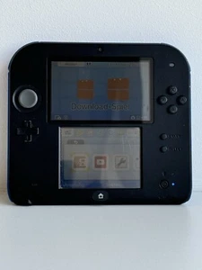 Nintendo 2DS - Konsole + Stromkabel - Schwarz Blau - Getestet - Bild 1 von 5