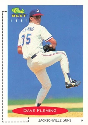 Dave Fleming 1991 Classic Best #284 Jacksonville Suns - Image 1 of 2