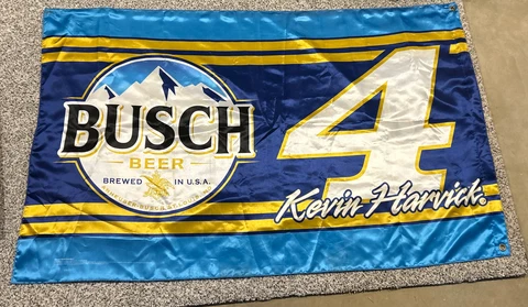 Kevin Harvick #4 Busch Beer 3x5 Deluxe Flag Cover