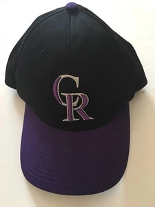 COLORADO ROCKIES Twins Enterprise CR Logo schwarz/lila Kappe Mütze - Bild 1 von 5