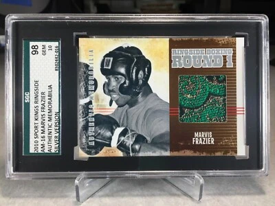2010 Sport Kings Ringside Authentic Memorabilia /50 Marvis Frazier #AM-16 SGC 10 - Image 1 of 3