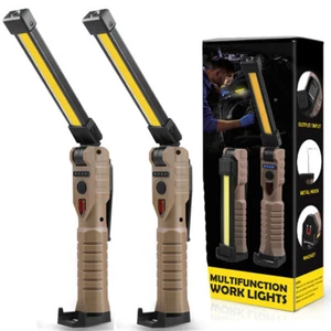 Linterna Luz de trabajo LED COB Magnetic Lampara de Camping Recargable por USB - Picture 1 of 11