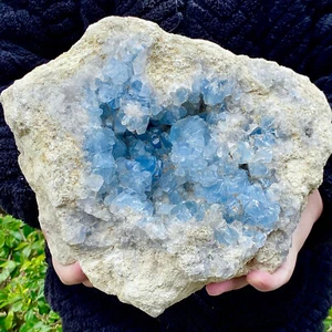 21.87LB Top natural blue crystal cave quartz crystal cave mineral specimens - Imagen 1 de 15