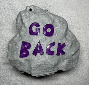 Gemmy Halloween Decor Haunted Rocks Go Back Purple Variant TESTED 2000’s VTG - Picture 1 of 13