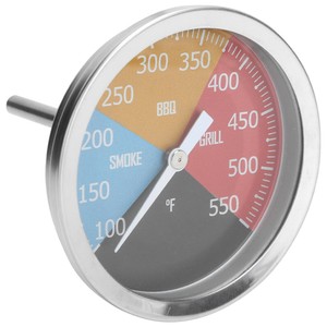 100‑550℉ Metal Oven Temperature Gauge Pointer Type For Smoke BBQ Grill AU