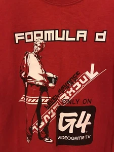 G4 TV FORMULA D Drift Racing Show Premier Promo Shirt XL Videospiel - Bild 1 von 4